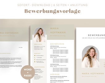 Bewerbungsvorlage Word Lebenslauf Vorlage Deutsch Bewerbungsvorlage modern Bewerbungsmappe Vorlage Bewerbung kreativ Bewerbungsvorlage Pages