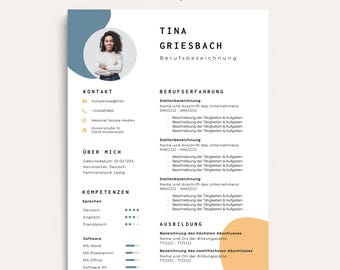 Bewerbungsvorlage Word Lebenslauf Vorlage Deutsch Bewerbungsvorlage modern Bewerbungsmappe Vorlage Bewerbung kreativ Bewerbungsvorlage Pages