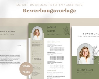 Bewerbungsvorlage Word Lebenslauf Vorlage Deutsch Bewerbungsvorlage modern Bewerbungsmappe Vorlage Bewerbung kreativ Bewerbungsvorlage Pages