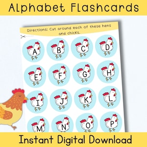 Atividade prática de letras para crianças, pré-escola e jardim de infância, alfabeto minúsculo, maiúsculo. e flashcards de imagens, alfabeto para impressão