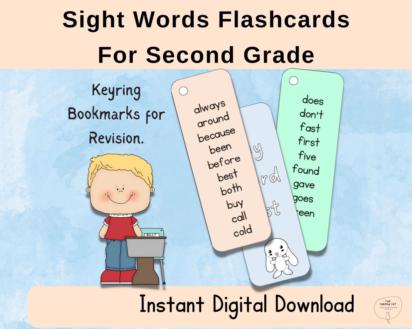 Sight Words Printable Flashcards, 2nd Grade Reading Skills, High ...