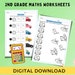 Maths Printables, Maths Worksheets, Fractions Worksheets for 2nd, 3rd ...