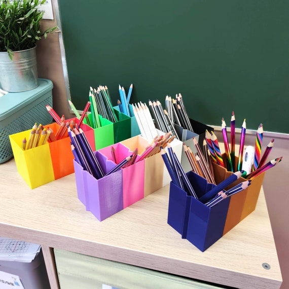 モンテッソーリ式色鉛筆立て - Etsy 日本