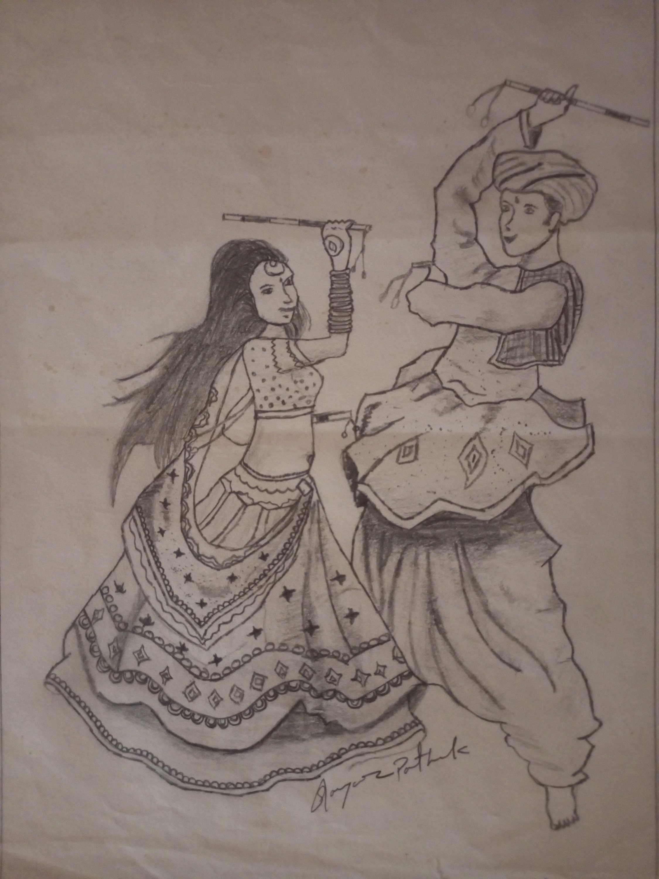 Happy Navratri | Sketch Of Maa Durga | Navratri Special | Learn Easy  Sketches And Art . | Happy Navratri | By Learn Easy Sketches & Art | Thank  you. And And