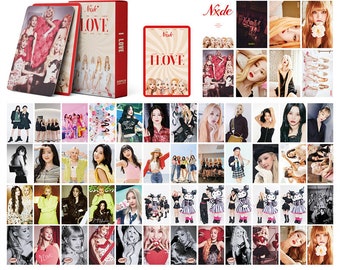 55 PCS (G)I-DLE Photocards,( G)I-DLE Merch,  Korean Girls Group, shuhua, yuqi, minnie, miyeon, soyeon photo cards
