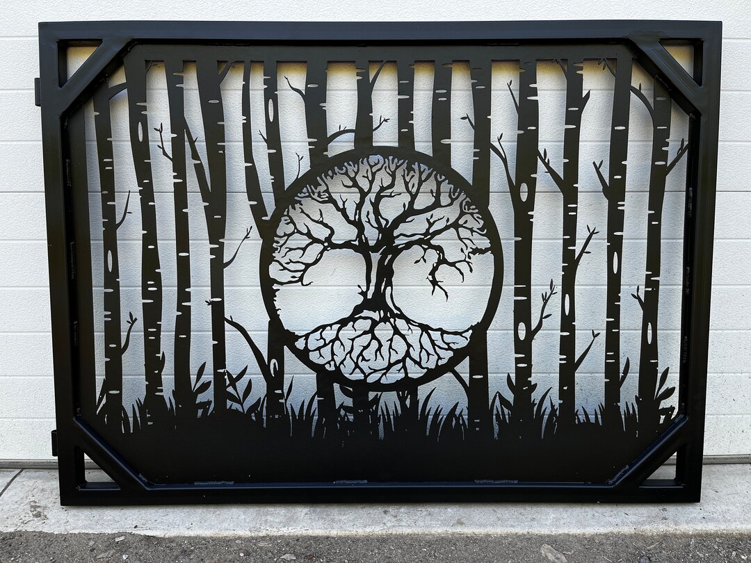 52 Inch Stunning Tree of Life Garden Gate Etsy