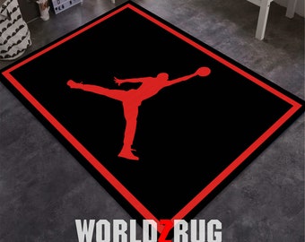 Jordan Jump Man Rug - Etsy