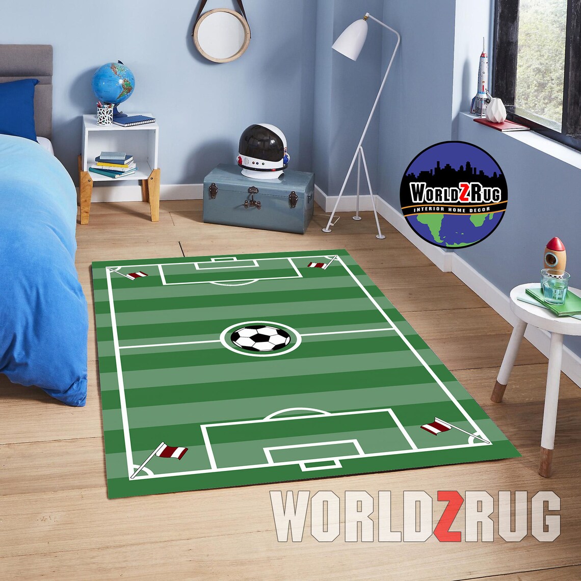 Football Field Rug Football Court Carpet Soccer Grass Etsy