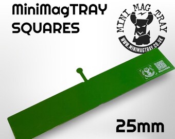 25mm – 2×10 MiniMagTRAY SQUARE (50mm x 250mm) Movement tray. magnetic ToW movement tray