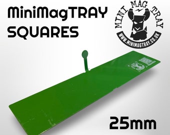 25mm – 2×8 MiniMagTRAY SQUARE (50mm x 200mm) Movement tray. magnetic ToW movement tray