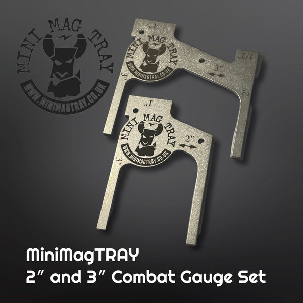 MiniMagTRAY  2″ and 3″ Combat Gauge Set