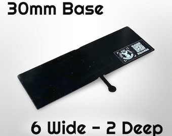 30mm – 2×6 MiniMagTRAY SQUARE (60mm x 180mm) Movement tray. magnetic ToW movement tray
