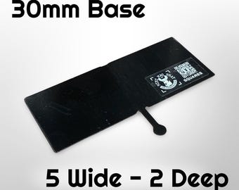 30mm – 2×5 MiniMagTRAY SQUARE (60mm x 150mm) Movement tray. magnetic ToW movement tray