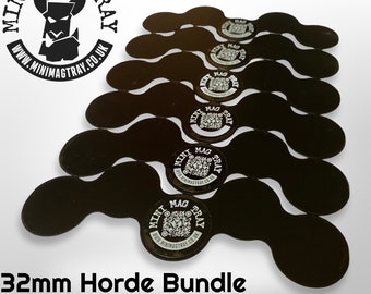 32mm Horde Bundle - 30 Mann Tarnmuster; MiniMagTRAY magnetisches AoS Bewegungsfach