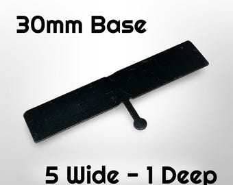 30mm – 1×5 MiniMagTRAY SQUARE (30mm x 150mm) Movement tray. magnetic ToW movement tray