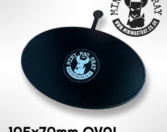 105 x 70mm OVAL base with TAB. Magnetic AoS movement tray