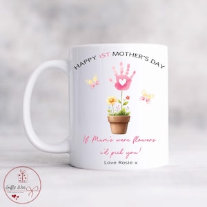 Personalised Mothers Day Mug - Mothers Day Gift - First Mothers Day Gift - New Mummy - Best Mummy Mug - Mothers Day Gift From Children
