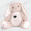 Mothers Day Gift From Bump Bunny Soft Toy - Mummy Teddy Bear - Baby Scan Teddy -  Mothers Day From Bump - First Mothers Day Gift