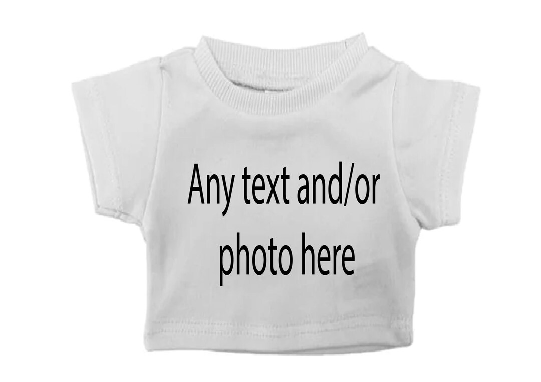 Personalised Teddy Bears Tshirt TSHIRT ONLY Custom Teddy Etsy UK