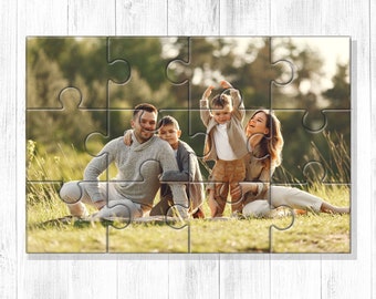 Photo Jigsaw Puzzle 12 Piece - Any Photo - Small  Custom Photo Puzzle - Kid Photo Puzzle - Photo upload Jigsaw Puzzle