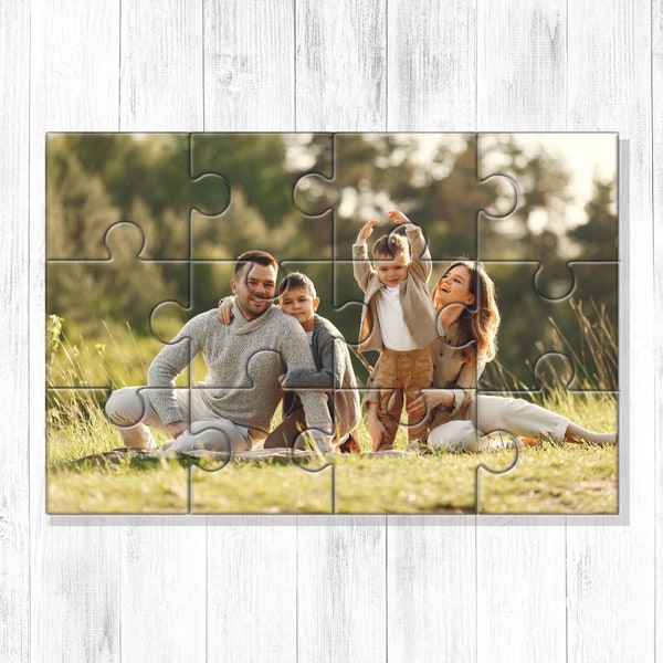 Photo Jigsaw Puzzle 12 Piece - Any Photo - Small  Custom Photo Puzzle - Kid Photo Puzzle - Photo upload Jigsaw Puzzle