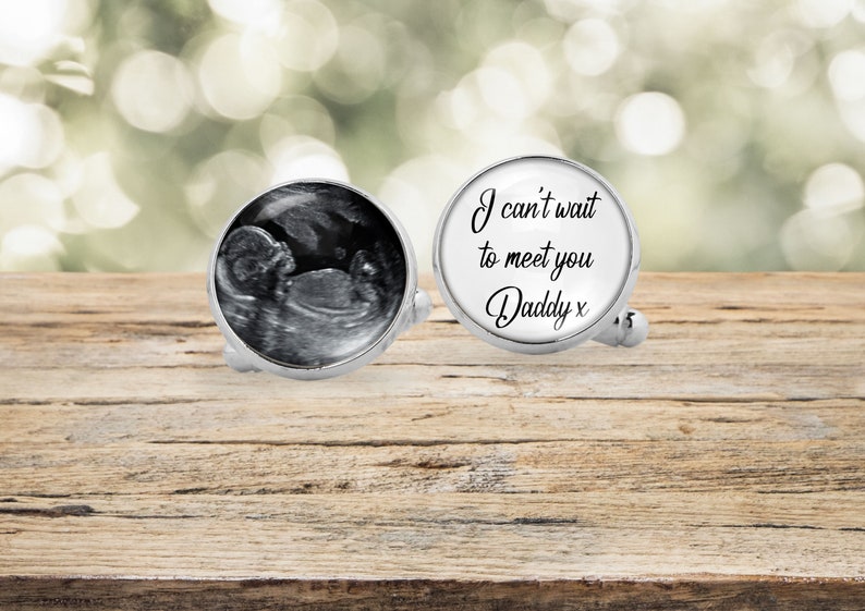 Personalised Photo Cufflinks Custom Cufflinks Any Photo Baby Wedding Family Pets Photo Cufflinks Mens Gift image 3