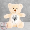 Memory Teddy Bear - A Cuddle From Heaven Teddy - Memory Gift - Memorial Photo Gift - Bereavement - Loss of Loved One Gift - Sympathy Gift