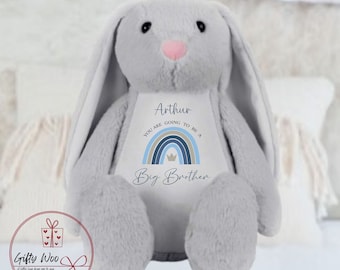 Peluche lapin Big Brother Buuny - Promu Big Brother Teddy - Annonce Big Brother - Big Brother Teddy