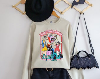 Easy Bake Coven Tshirt || Retro Halloween Sweatshirt Sand || Vintage Halloween Tshirt || Gothic || Spooky Season || Trendy Unisex Halloween