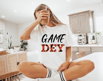 Cincinnati Football Crewneck Sweatshirt | Cincinnati Ohio Football | Sundey Football | 513 | Football Sunday | Cincy | Bengal Stripes