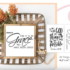 Magnolia Design Co l All Things Are Possible l Silkscreen Transfer l Reusable Stencil l DIY Arts and Crafts l Chalk Art l DIY Home Decor