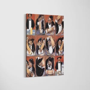 Guy Buffet Martini Canvas Print: Funny Bar Wall Art