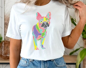 Bully Kunst mit französische Bulldogge Frenchie TShirt