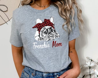 Frenchie Mom mit französischer Bulldogge Frenchie TShirt