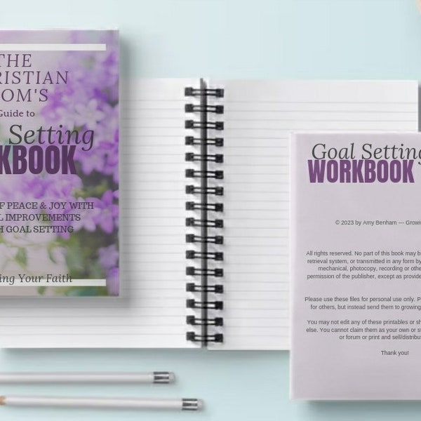 The Christian Woman's Guide to Goal Setting | Goal Setting Workbook | New Year