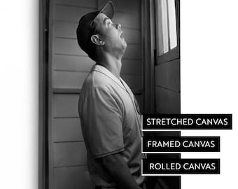 A League Of Their Own Canvas Print | Jimmy pees scene - 1992 movie | Funny scene | Stretched Canvas | Framed Canvas | Rolled Canvas