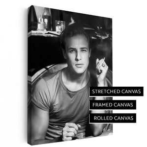 Marlon Brando Canvas Print | A Streetcar Named Desire 1951  | Stretched Canvas | Framed Canvas | Rolled Canvas