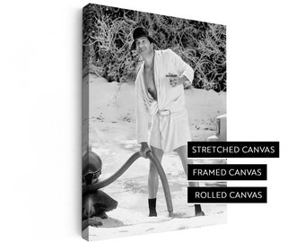 Cousin Eddie Canvas Print | 1989 Christmas Vacation Scene &#39;Randy Quaid&#39; | Stretched Canvas | Framed Canvas | Rolled Canvas