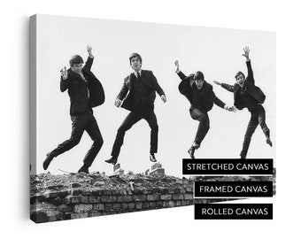 The Beatles Canvas Print |  Twist & Shout EP cover | Beatles Jumping 1963  | Stretched Canvas | Framed Canvas | Rolled Canvas
