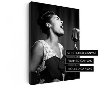 Billie Holiday Jazz Music Iconic Poster Shed Home Retro Metal Wall