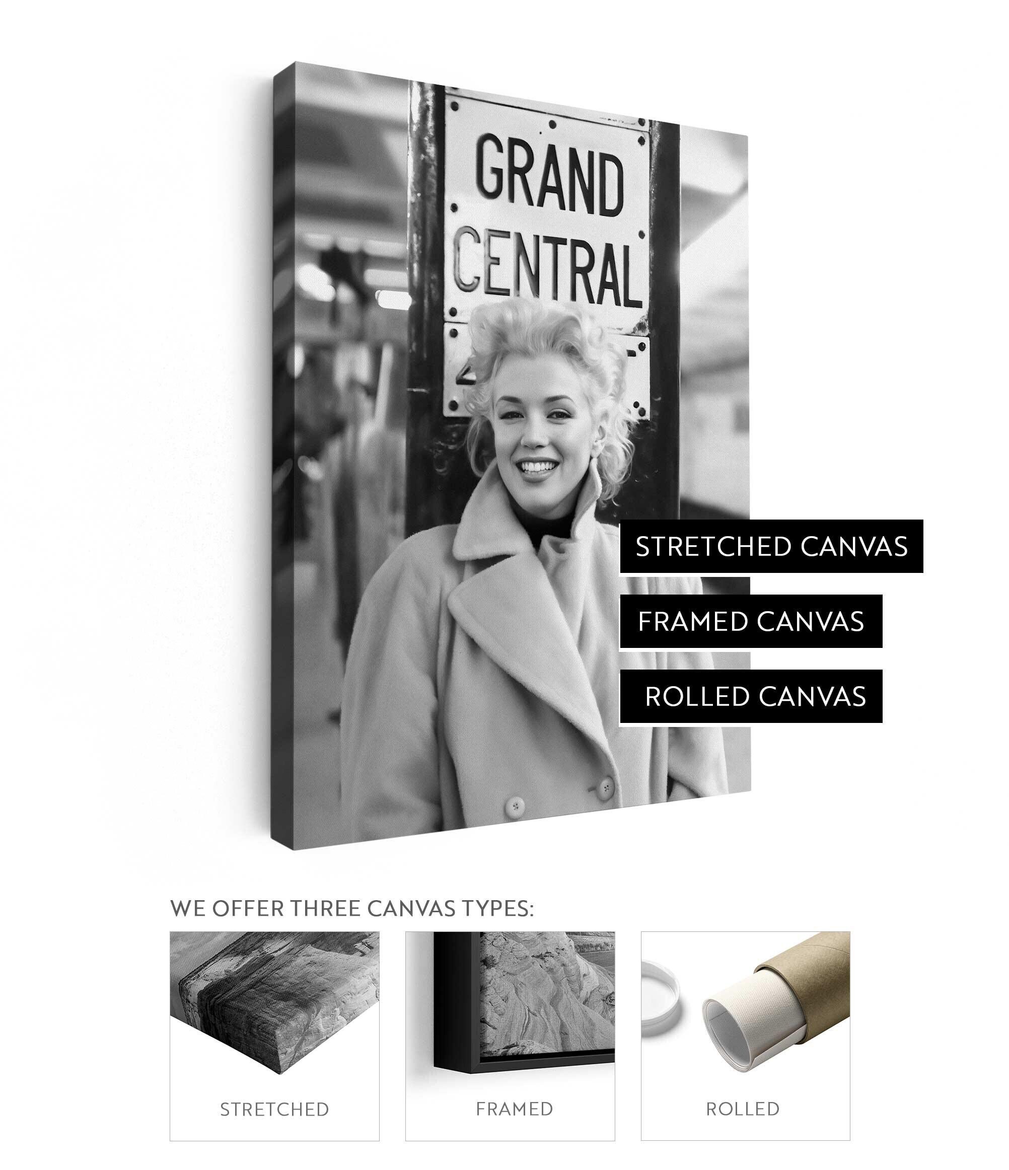 Marilyn Monroe Grand Central Station - Etsy