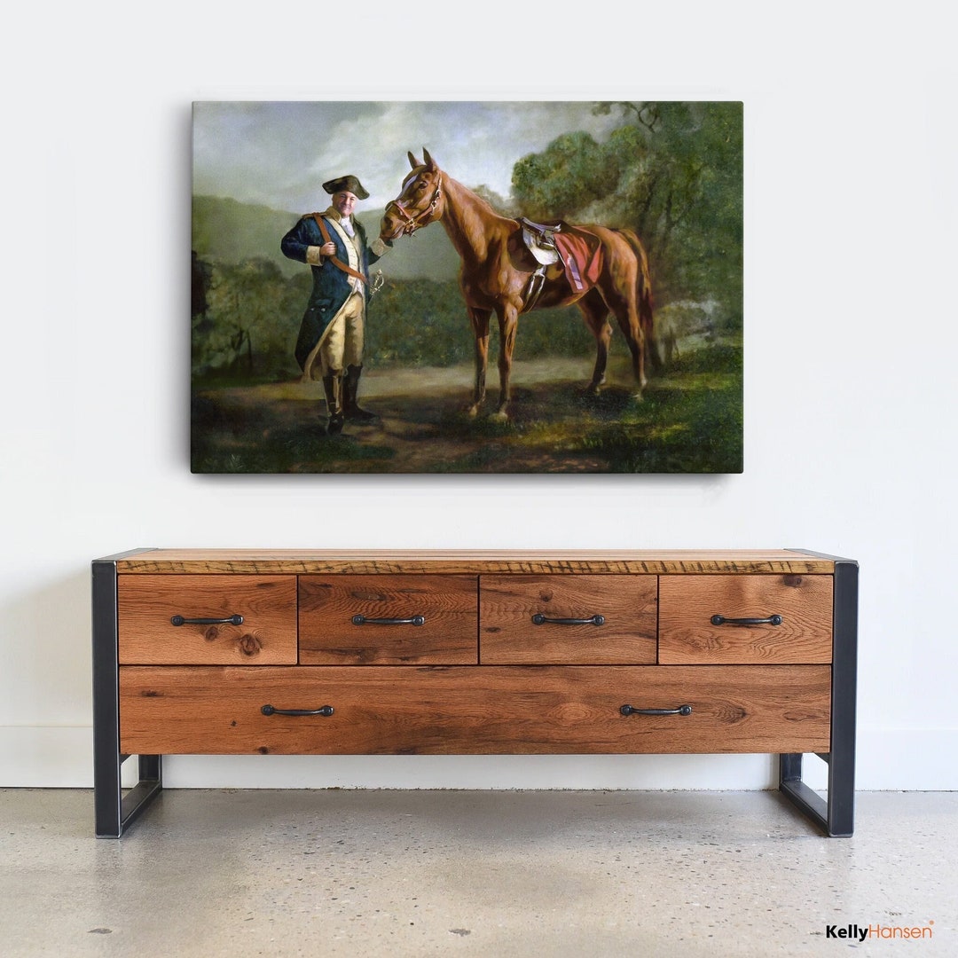 Pieomy Canvas Print the Sopranos Napoleon Style Painting Race Horse