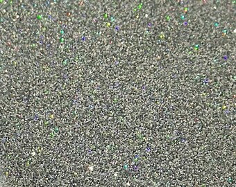 Purpurina holográfica plateada metalizada: mezcla fina para vasos, arte con resina y más (5 g)
