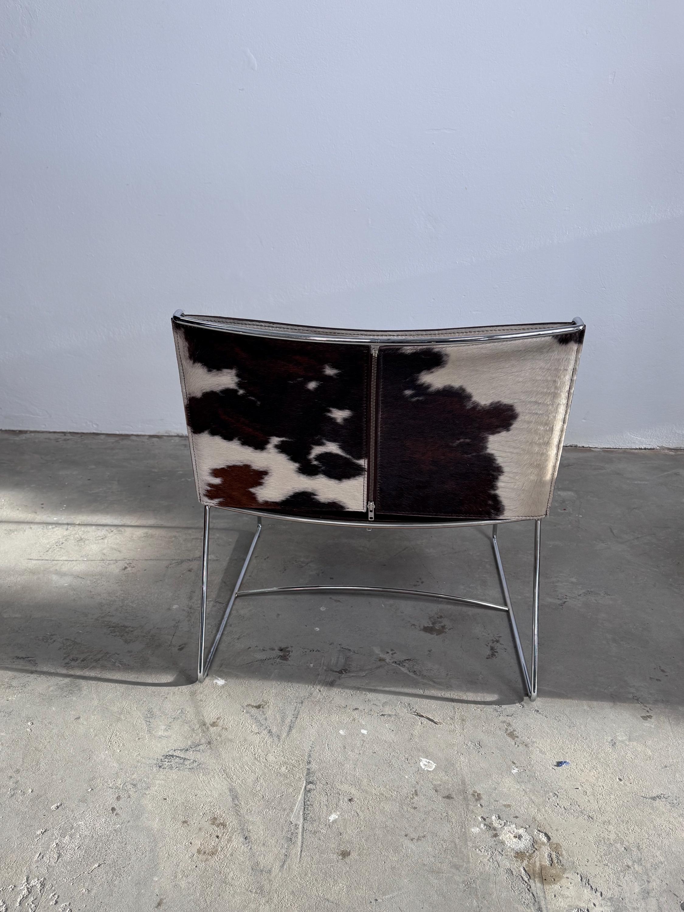 FIL Armchair by Pascal Mourgue for Ligne Roset, Cowhide Finish