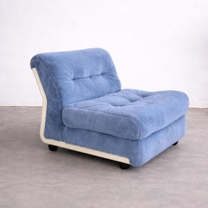 1/3 Amanta armchair by Mario Bellini (fluffy dove blue), C&B Italia