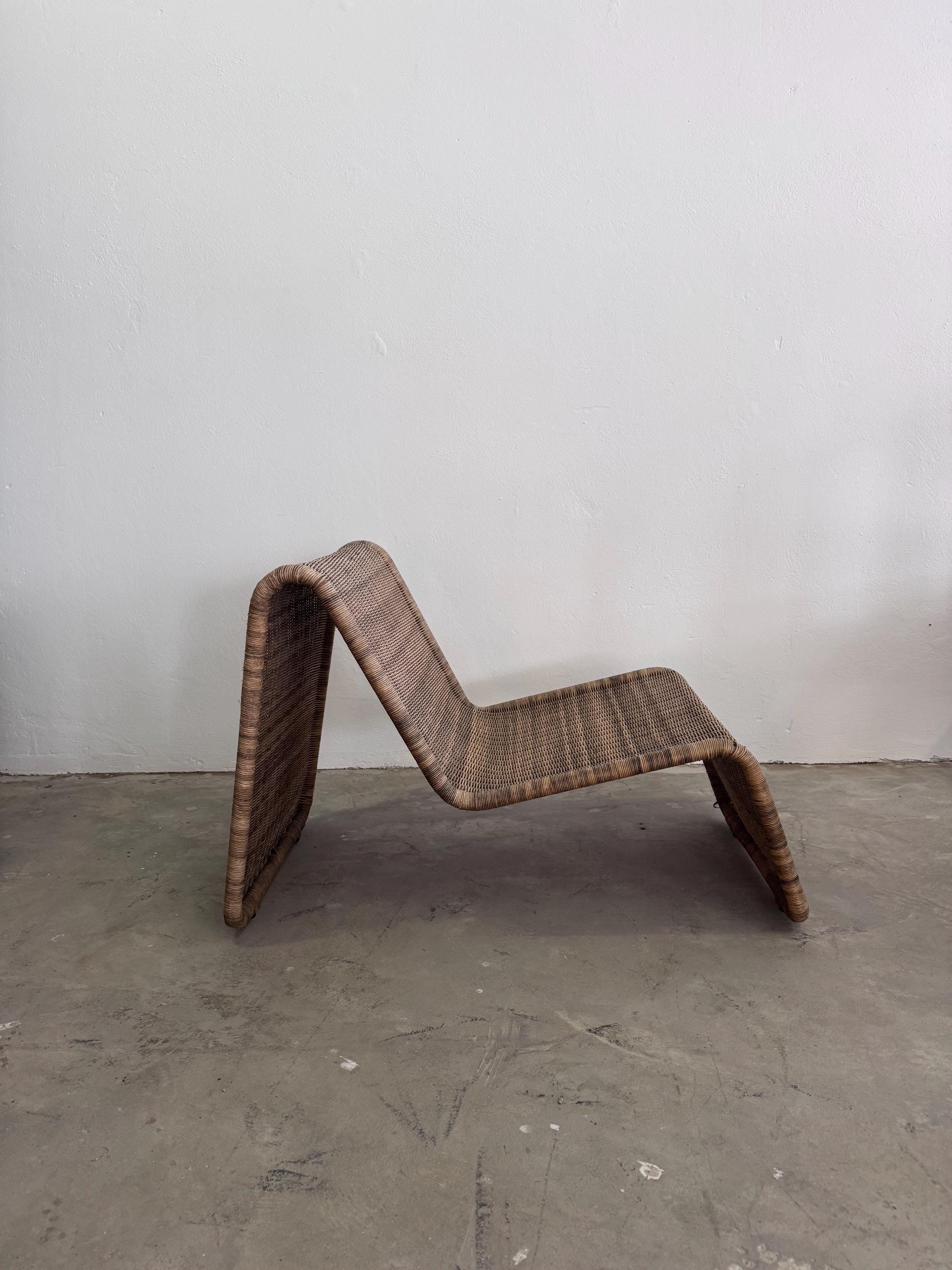 1960s イタリアン ラタン ロッキングチェア Franco Albini 1960s