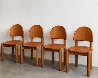 1/6 Sedie vintage Rainer Daumiller, anni '80 senza braccioli | Classici del design di metà secolo