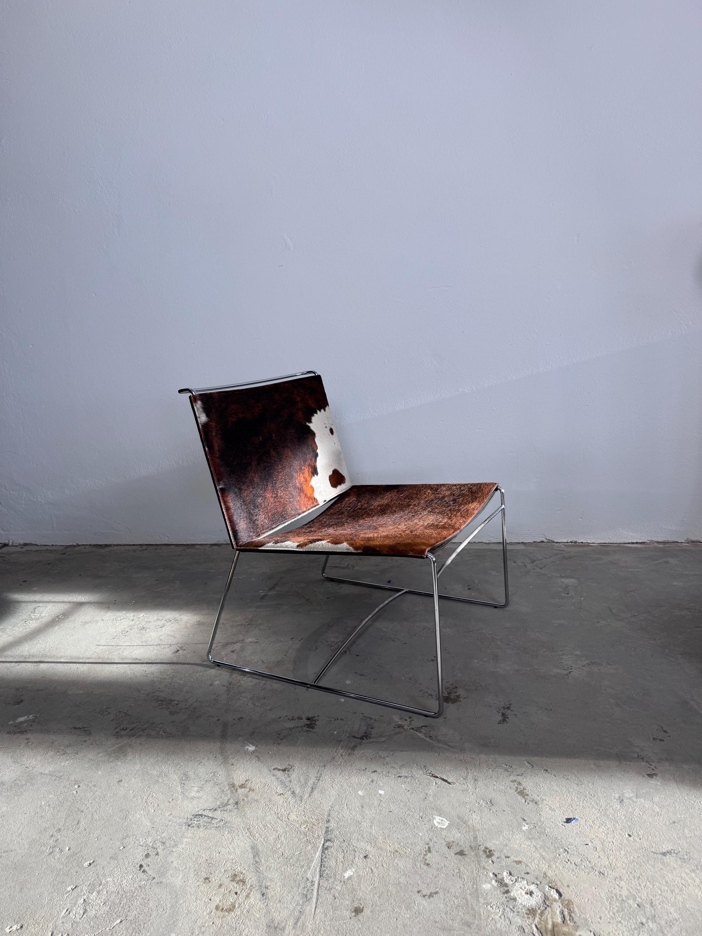 FIL Armchair by Pascal Mourgue for Ligne Roset, Cowhide Finish
