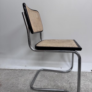 Viennese wickerwork chair made in Italy - Cesca a recreation of the S32 Marcel Breuer for Thonet
