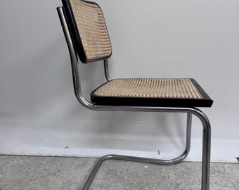 Viennese wickerwork chair made in Italy - Cesca a recreation of the S32 Marcel Breuer for Thonet